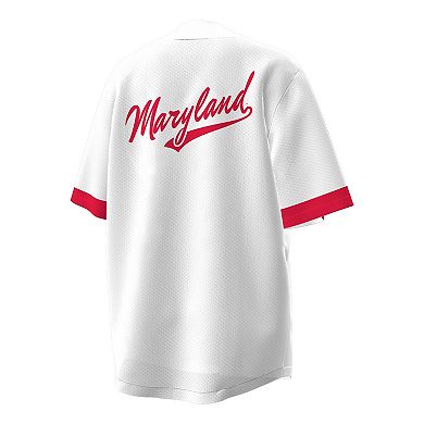 Women's Under Armour White Maryland Terrapins Baseball Jersey