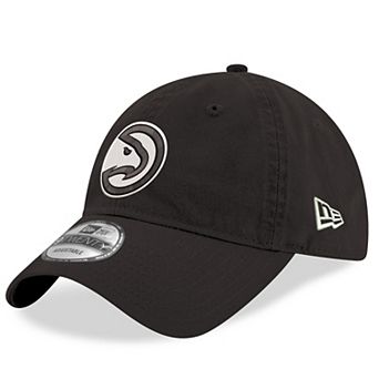 Men's New Era Black Atlanta Hawks 9TWENTY Adjustable Hat