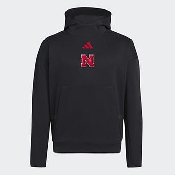 Men's adidas Black Nebraska Huskers Z.N.E Hoodie