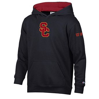 Youth Champion Black USC Trojans Fleece Hoodie