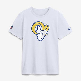 Men's Nike White Los Angeles Rams Fearsome White Sideline Final Sprint Dri-FIT T-Shirt