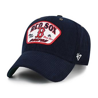 Men's '47 Navy Boston Red Sox Accordia Corduroy MVP Adjustable Hat