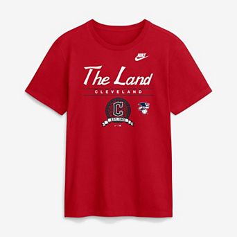 Men's Nike Red Cleveland Guardians Cooperstown Graphic T-Shirt