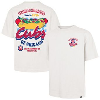 Men's '47 Cream Chicago Cubs Glizzy T-Shirt