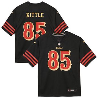 Toddler Nike George Kittle Black San Francisco 49ers 2025 Rivalries Collection Game Jersey