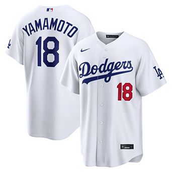Men's Nike Yoshinobu Yamamoto White Los Angeles Dodgers Home Stadium Jersey