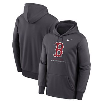 Men's Nike Anthracite Boston Red Sox Therma-FIT Hoodie