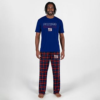 Men's Concepts Sport Blue New York Giants Highland Sleep Set