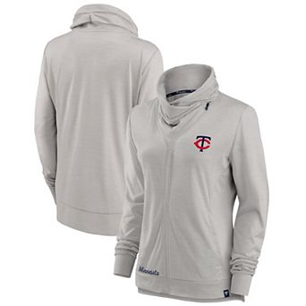 Women's Fanatics Gray Minnesota Twins Break It Loose Full-Zip Jacket