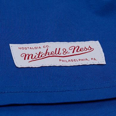 Women's Mitchell & Ness Royal Chicago Cubs Core Essentials Boxy Crop T-Shirt