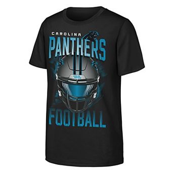 Youth Outerstuff Black Carolina Panthers Full Gear T-Shirt