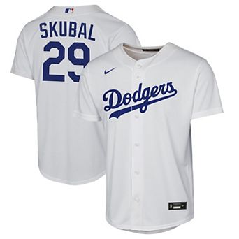 Youth Nike Tarik Skubal White Los Angeles Dodgers Home Replica Jersey