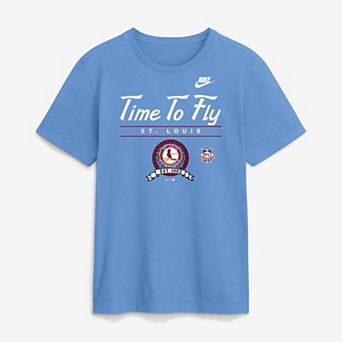 Men's Nike Light Blue St. Louis Cardinals Cooperstown Graphic T-Shirt