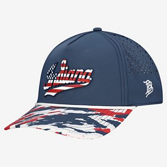 Unisex Branded Bills Navy Indiana Hoosiers Stars & Stripes Rope Adjustable Hat