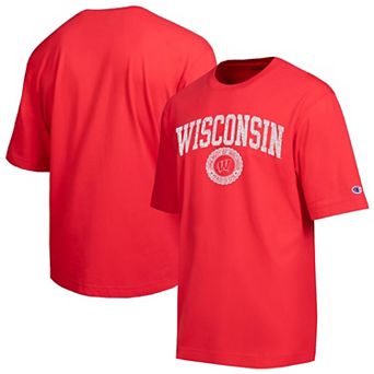 Men's Champion Red Wisconsin Badgers Scholar All-Star T-Shirt