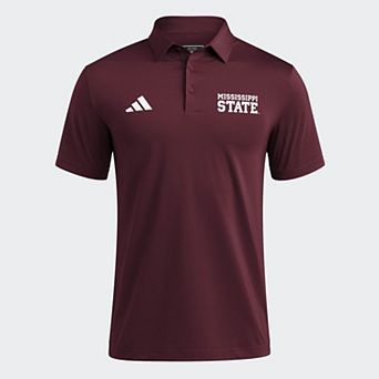 Men's adidas Maroon Mississippi State Bulldogs Ultimate 365 Solid Polo