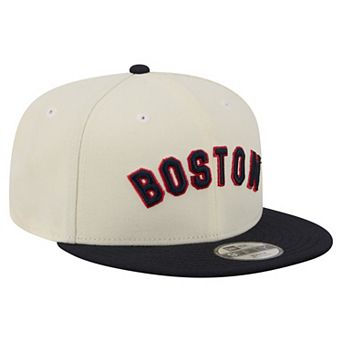 Youth New Era White Boston Red Sox Two-Tone 9FIFTY Snapback Hat
