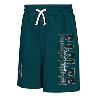 Youth Outerstuff Midnight Green Philadelphia Eagles Audible Fleece Shorts