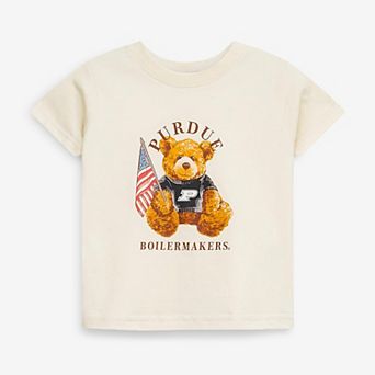 Infant Cream Purdue Boilermakers All-American Teddi T-Shirt