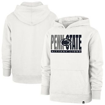 Youth '47 Cream Penn State Nittany Lions Block Text Pullover Hoodie