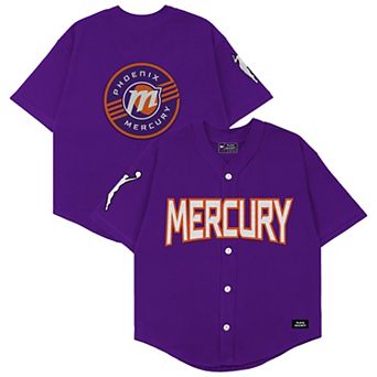 Unisex Playa Society Purple Phoenix Mercury Baseball Fashion Jersey