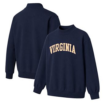 Women's Navy Virginia Cavaliers Monroe Mock Neck Sweatshirt