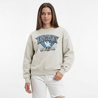 Women's Champion Oatmeal Kentucky Wildcats All-Star Weave Sweatshirt