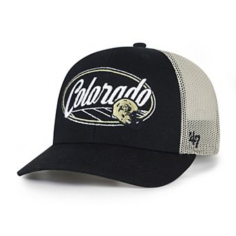 Unisex '47 Black Colorado Buffaloes Enfield Adjustable Trucker Hat