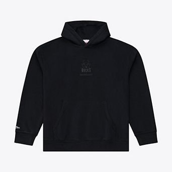 Men's Mitchell & Ness Black Milwaukee Bucks Core Fleece Hoodie