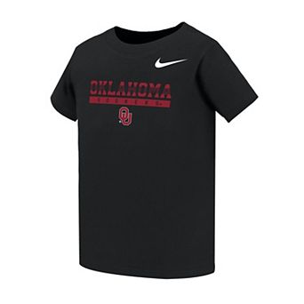 Toddler Nike Black Oklahoma Sooners Name Bar Legend Dri-FIT T-Shirt