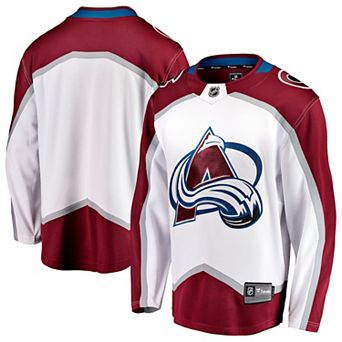 Men's Fanatics White Colorado Avalanche Away Breakaway Jersey