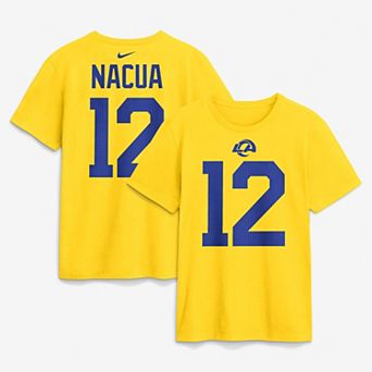 Men's Nike Puka Nacua Los Angeles Rams Classic Sol Name & Number T-Shirt