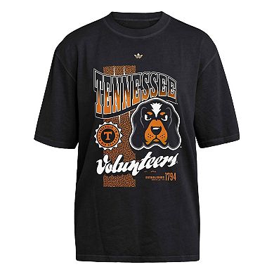 Women's adidas Black Tennessee Volunteers Oversized T-Shirt