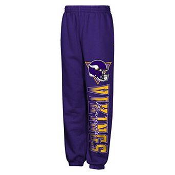 Youth Outerstuff Purple Minnesota Vikings Run & Gun Sweatpants