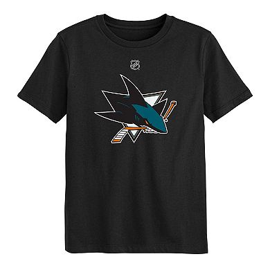 Preschool Outerstuff Black San Jose Sharks Primary Logo T-Shirt