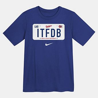 Preschool Nike Blue Los Angeles Dodgers Hometown Local Collection T-Shirt