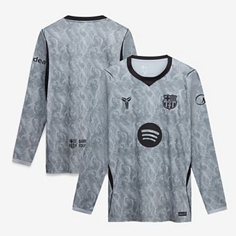 Youth Nike Gray Barcelona 2026/27 Away Stadium Replica Long Sleeve Goalkeeper Jersey