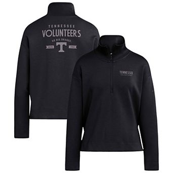 Women's adidas Black Tennessee Volunteers Soft Lux Quarter-Zip Top