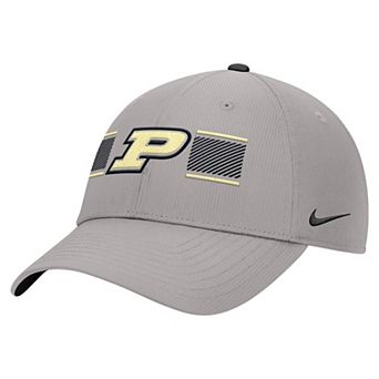 Men's Nike Gray Purdue Boilermakers Ripstop Dri-FIT Adjustable Hat
