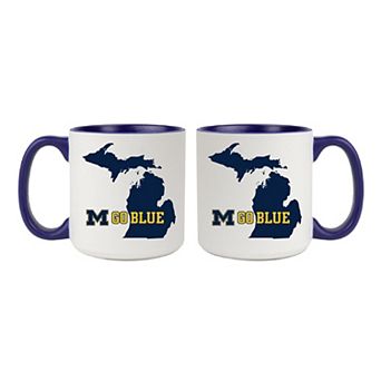 Michigan Wolverines 20oz. My State 2-Pack Mug Set