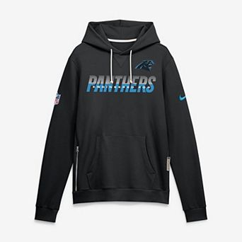 Men's Nike Black Carolina Panthers Sideline Standard Issue Top Prospect Dri-FIT Hoodie