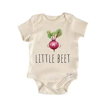 Beet Vegetable Vegan Newborn Baby Onesie®