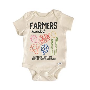 Farmers Market Vegetable Newborn Baby Onesie®