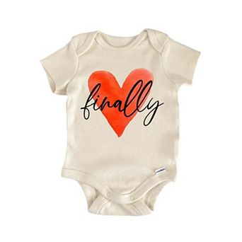 Finally Announcement Newborn Baby Onesie®