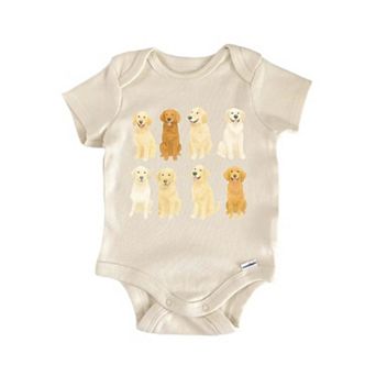 Golden Retriever Dog Newborn Baby Onesie®