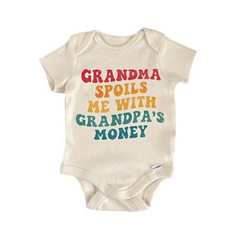 Grandma Grandpa Spoil Newborn Baby Onesie®