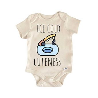 Ice Fishing Newborn Baby Onesie®