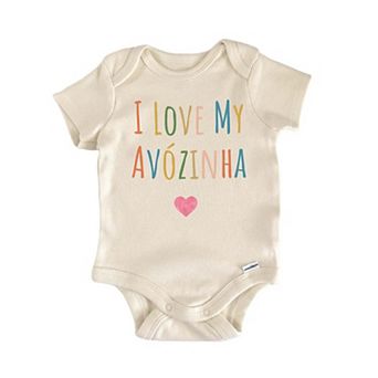 I Love My Avzinha Newborn Baby Onesie®