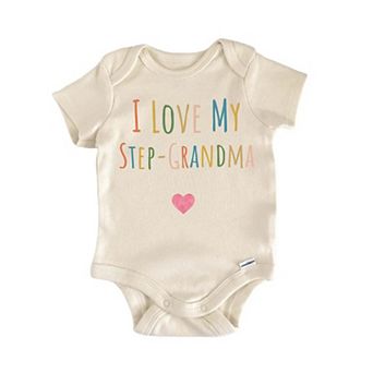 I Love My Stepgrandma Newborn Baby Onesie®
