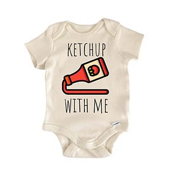 Ketchup Tomato Condiment Newborn Baby Onesie®